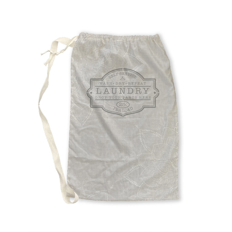 Langley Street Fabric Laundry Bag with Handles Wayfair